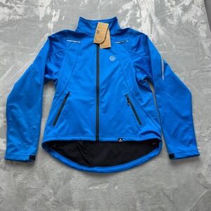 New Canari Boulder Cycling Jacket Mens Medium Blue Breakaway BKB-002 Reflective